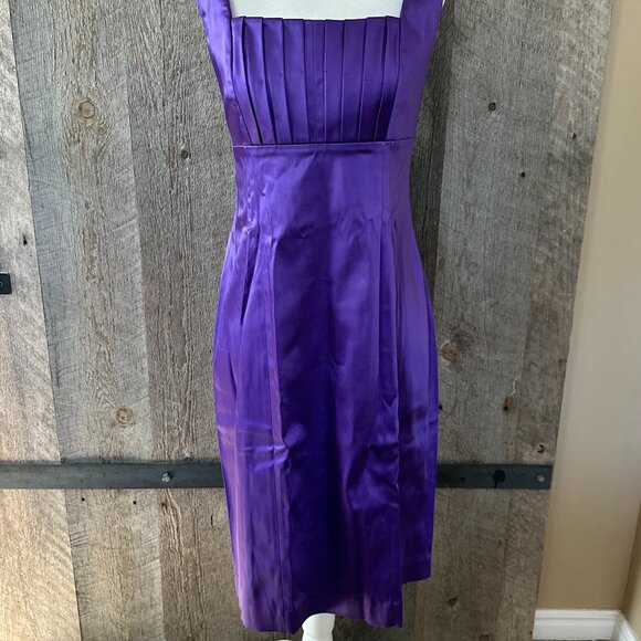 Calvin Klein Purple Cocktail Dress - Picture 4 of 11